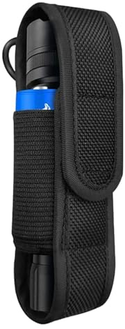 Taschenlampenetui, 1/2 Stück, Taschenlampen-Holster, tragbare Nylon-Schutzhalterung, Tragetasche, Taschenlampen-Halter für Outdoor, Camping, Wandern, Klettern, Jagd