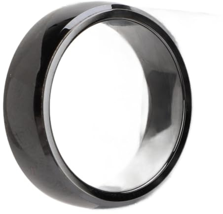 Gugxiom Keramik-NFC-Ring, NFC-Forum-Typ, Universell für Mobiltelefone, Tragbarer Smart-Ring mit Allround-Sensortechnologie, Wasserdichter Modering für Berührungslose Zugangskontrolle