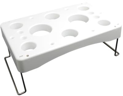 COLLBATH Cake Piping Bags Storage Holder Plastic Tray Stand Icing Nozzles Rack Pastry Bags Organizer for Cake Decorating
