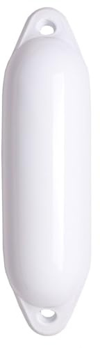Majoni Star Standard Size 1 White Boat Fender 12cm x 45cm Dock Mooring Protection