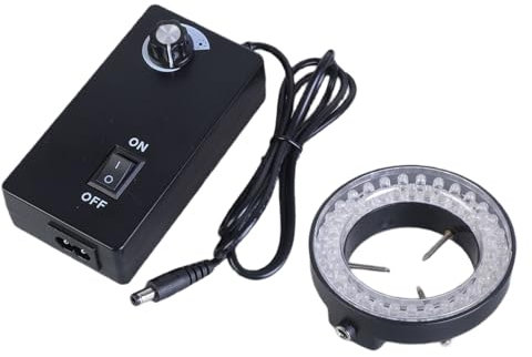 Efficient LED Adjustable Microscope Rings Light Provide Uniform White Lighting Suitable For Lab Technicians & Biologists