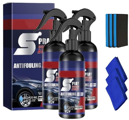 Multi-functional Coating Renewal Agent Spray, Recubrimiento cerámico 3 en 1 para coche, de acción rápida, para lavado sin agua, con nanotecnología (2)