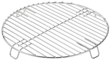 camping moon Runder AbkühlgitterEdelstahl Kuchengitter Auskühlgitter zum Backen Kühlen Dämpfen, Idea für Topf/Ofen/Backform/Kuchenform (27cm)
