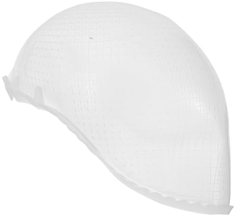 IWOWHERO Cuffia per la Colorazione dei Chioma in Silicone Riutilizzabile con Fori Incrociati Cappuccio per Mèches e Sbiancamento Strumento Professionale per Parrucchieri e Uso Domestico