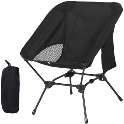 Fällbara campingstolar för vuxna, utomhus sittplats för vandring, bärbar fällstol för backpacking | För campare, vandrare, resenärer, konsert, park, picknick, grillfester, trädgård, Pa