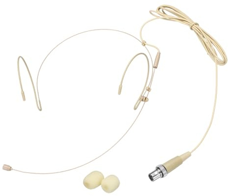 QUARKZMAN Micrófono De Diadema con Gancho para La Oreja Doble Diadema
