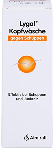 Lygal Kopfwäsche, effektiv bei Schuppen und Juckreiz, Anti-Schuppen- Shampoo mit sanfter Reinigungsformel, mit dem Aktivstoff Octopirox, 125 ml