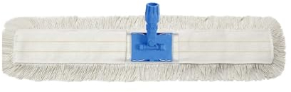 Apex Scopa Lavapavimenti Professionale in Cotone con Frangia Lavabile – Testa Snodata, Per Tutti i Pavimenti, 80cm