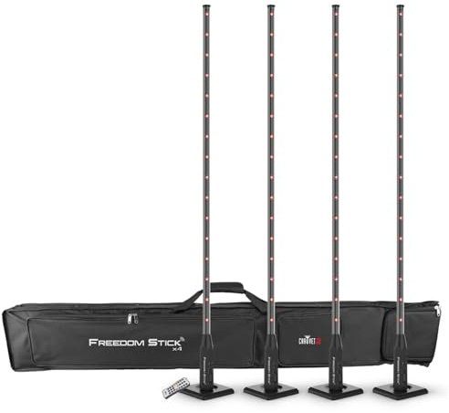 Chauvet Freedom Stick Pack Free-standing LED Light Array Fixture with Remote Control & Carry Bag