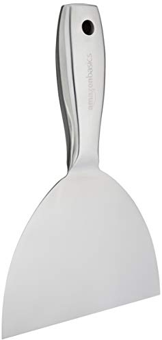 Amazon Basics Spachtelmesser aus Edelstahl, 15.24 cm, mit flexibler Klinge und schlagfestem Griff