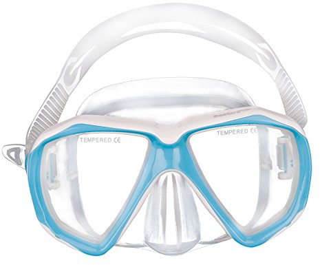 TINAYAUE Swim Goggles with Nose Cover Snorkel Mask Anti-leak Diving Scuba Goggles Anti-fog Silicone Snorkeling Mask Swimming Gear Tempered Glasses for Kids Adults