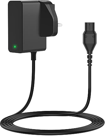 5.5V Window Vacuum Cleaner Vac Charger Compatible With Karcher WV 1, WV 2, WV6 Plus, WV 5 Plus, WV 2 Plus, WV5 Premium, WV50, WV1 Plus, WV 5, WV60, WV70 Plug UK 1.5m Power Adapter(Light)