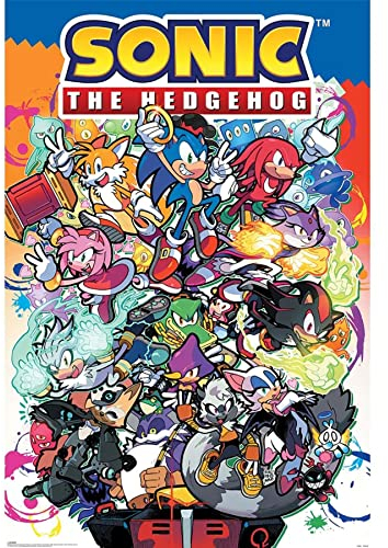 Pyramid International Sonic The Hedgehog (Sonic Comic Characters) Maxi Poster, 61cm x 91cm, One Size
