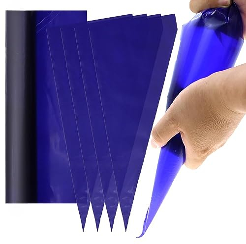 Large Disposable Piping Bags - 21 inch Easy to Tear Off roll & Easy to Use Pipping Bags for Cake and Dessert Decorations