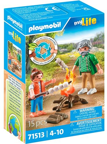 PLAYMOBIL MyLife 71513 Lagerfeuer mit Marshmallows, ab 4 Jahren