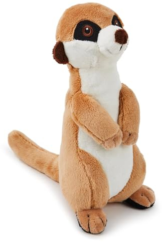 Zappi Co Erdmännchen 20 cm Plüschtier Realistisches Weiches Kuscheltier, Detailliert & Lebensecht, Spaß für Spiel & Ausstellung, Auf TikTok vorgestellt (20cm Länge)