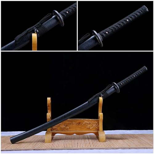 Katana en bois massif 103 cm avec gaine,véritables épées d'entraînement samouraï,couteau bois d'entraînement fait à la main,Kendo,pour collection,accessoires cosplay Iaido,fournitures d'arts martiaux