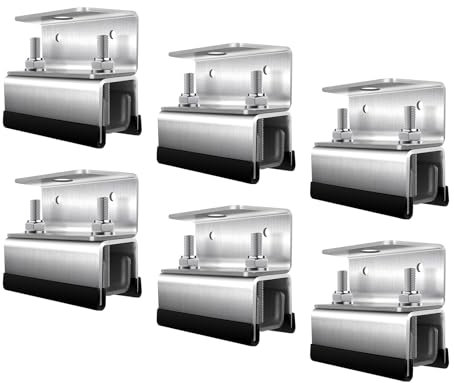 Kit de montage de toit en acier inoxydable 304 BSWAN pour van - Compatible avec RAM Promaster, Peugeot Boxer, Citroën Jumper et Fiat Ducato (6) - Rack de Toit