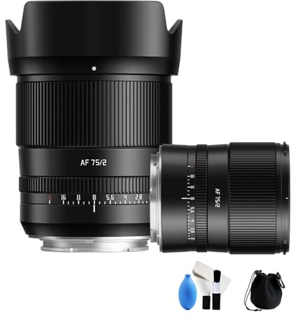 TTArtisan 75mm F2 Full Frame Auto Focus Portrait Lens Large Aperture for Nikon Z Mount Camera Z6 Z7 Z6II Z7II Z8 Z9 Zfc