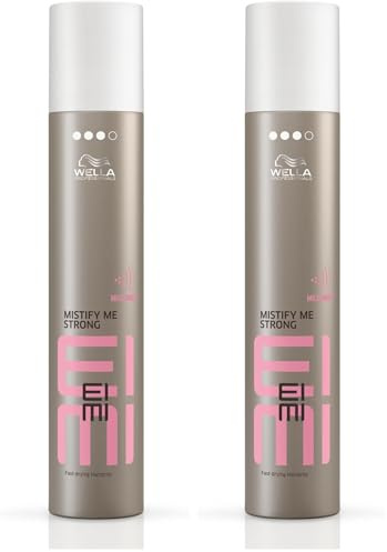 Wella Professionals EIMI Mistify Me Strong, Lacca Spray Tenuta Forte, Spray Modellante, Tenuta fino a 24 ore, Protegge da Umidità, Calore, Raggi UV, Per Tutti i Tipi di Capelli, 300ml