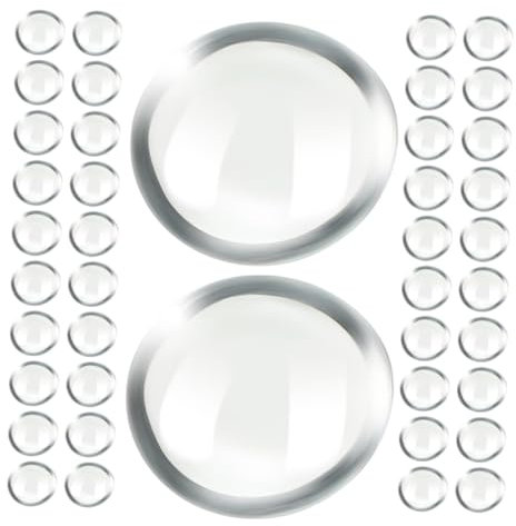 BEBEMOKO 200piezas Perlas De Vidrio Transparentes Para Jardinería y Acuarios Decoración De Macetas y Jarrones Grava De Diseño Creativo