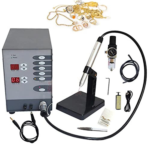 Permanent Jewelry Welder Kit - Automatic Spot Welder for Gold, Aluminum, Titanium Welding & Orthodontics - 50-600A for Jewelry Restoration