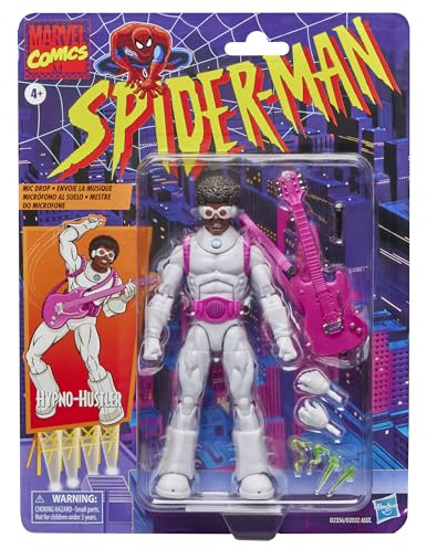 Hasbro Marvel Legends Series, Hypno-Hustler, action figure collezionabile vintage ispirata ai fumetti Spider-Man, da 15 cm