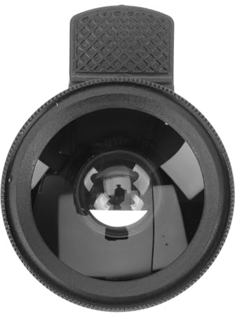 jojofuny Objectif Grand Angle Portable à Clip pour Smartphone, Macro 0,45x, Alliage D'aluminium, Ultra Léger, Noir, Compatible Téléphone Multifonction, Photographie Extérieure