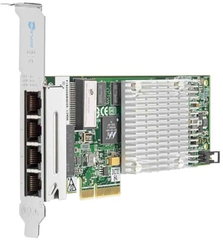 SIMPLETEK - Tarjeta de red NC375T PCI-Express x4 Quad Port 4 Puertos LAN Ethernet RJ-45 1 Gbps Gigabit Full Height (Reacondicionado)