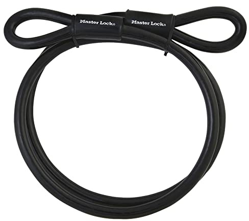 MasterLock Steel Cable, 3 m, O10 mm, Plastic Case