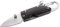 Herbertz Unisex Erwachsene Mini-Einhandmesser, AISI 420 Stahl, Tagayasanholz, integrierter Karabinerhaken,Taschenmesser, 201505, grau, M