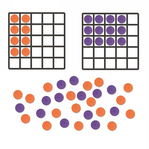 Learning Resources Riesiges magnetisches Demonstrationsset mit Rechenkästchen
