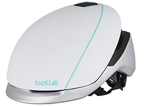 Bollé Messenger standardcykelhjälmar, vit och silver, stora 58–62 cm