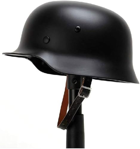 Koyheng WW2 German Elite WH Army M35 M1935 Casco de acero Casco de Seguridad de Segunda Guerra Mundial con Forro de Cuero Stahlhelm