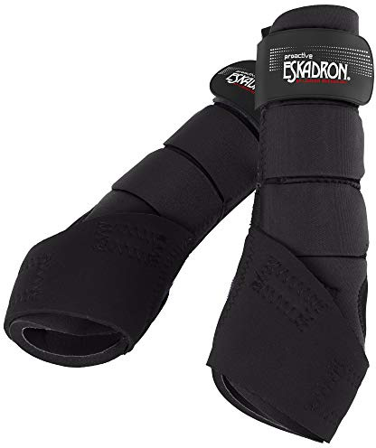 Eskadron Pro Active Gamaschen - Hinterbeine 2er Set, Größe:M, Farbe:Black