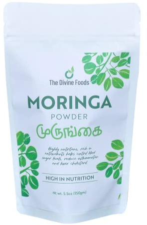 The Divine Foods Moringa-Pulver, 250 g