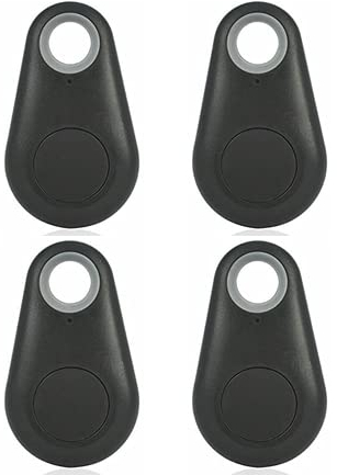 Baceyong, 4 mini cercatori di chiavi con promemoria di allarme anti-smarrimento, universale, per bambini, anziani, auto