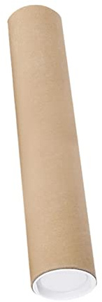 Versandrolle lang mit Kappen für Gemälde Dokumentenversand 60 cm