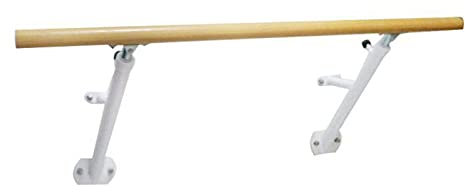 Wandmontierte Ballettstange für den Außenbereich, verstellbare Holz-Tanz-Streckstange, Heimstadion, Tanzraum, Stretch-Trainingsausrüstung, 100/150 cm (Größe: 150 cm, Farbe: A) (A 150 cm) (A 100 cm) (A