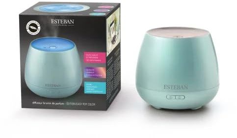 Esteban Elektrischer Diffusor - USB-Duftdiffusor fürs Büro, Lichtspiele - Pop Color Aquagrün