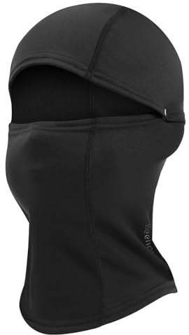 Beehow Kids Balaclava Ski Mask Scarf, Fleece Gaiter Cold Weather Full Face Mask for Boys & Girls - Black