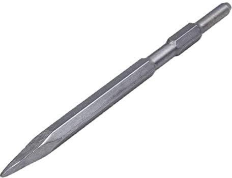 Tyenaza Cincel de Punta, cincel de Punta de vástago Largo, Broca de cincel de Acero Cromado Hexagonal eléctrica para procesamiento de Granito de hormigón