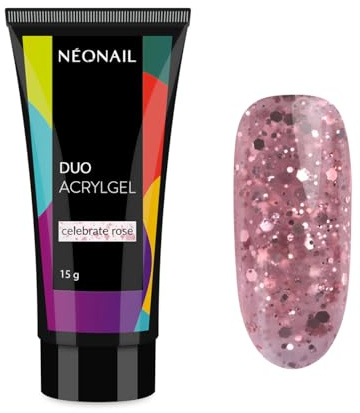 NEONAIL DUO ACRYLGEL Celebrate Rose - Polygel - Gel Nägel - Acryl Nägel - Acryl Gel - Nagelverlängerung - Acrylgel - 15 g