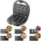 Máquina eléctrica for hacer gofres 6 en 1, máquina for hacer gofres y pasteles, electrodomésticos de cocina, máquina de desayuno multibaker Eficiencia y precisión
