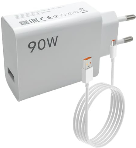USB C-laddare med typ-C-kabel (1M) snabbladdare för Xiaomi 15 Ultra, 14T, 13T, Redmi Note 14/13/12, Poco F7/X7/F6, Pad 7 Pro – Turbo HyperCharge nätadapter