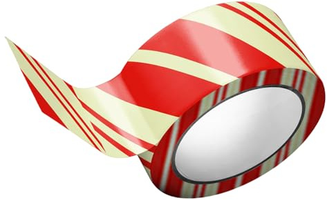 Jul signalband | 5 m festlig dekoration festlig markeringsremsa | För gör-det-själv älskare skola camping stigar trappa trädgård gång vardagsrum sovrum
