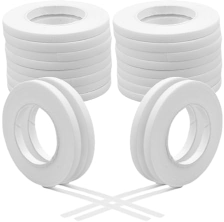 Cinta Blanco de Rollos Tejido No 30 Color Pestañas | Autoadhesiva, Flexible y Fácil de Aplicar, para Artistas Profesionales y Uso en Salones de Maquillaje
