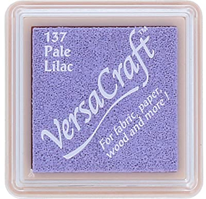Tsukineko VKSML137 Versacraft Stempelkissen, Zitronengelb, klein Pale Lilac, Lila