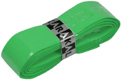 Karakal - PU Super Grip - Self-Adhesive Grip Tape for Badminton, Squash, Tennis, Hockey Stick or Ice Hockey Stick – Pack of 5 or 24 – Assorted Colours, Green, 2 x Grips