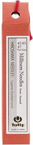 Sewline Tulip Milliners/Straw Needles, Assorted Thick, 6-Pack